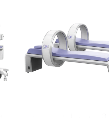 Alternating magnetic field therapy bed